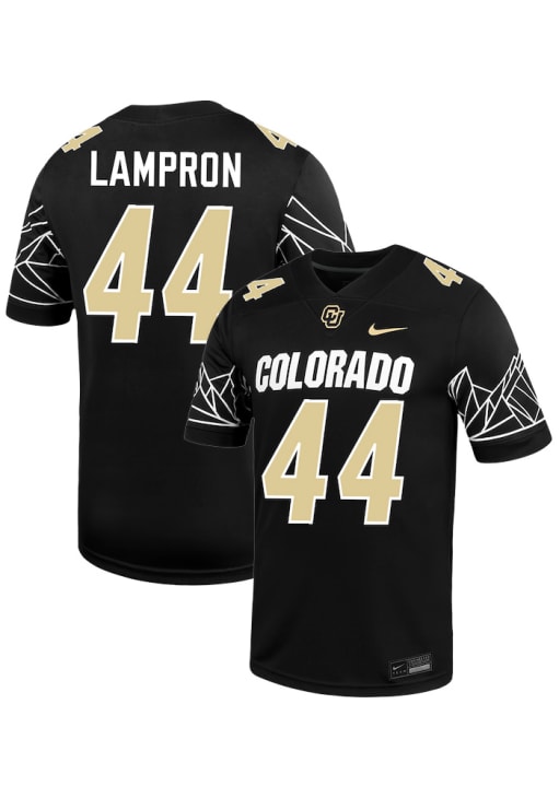 Gideon Lampron Colorado Buffaloes BLACK NIL Name And Number Jersey