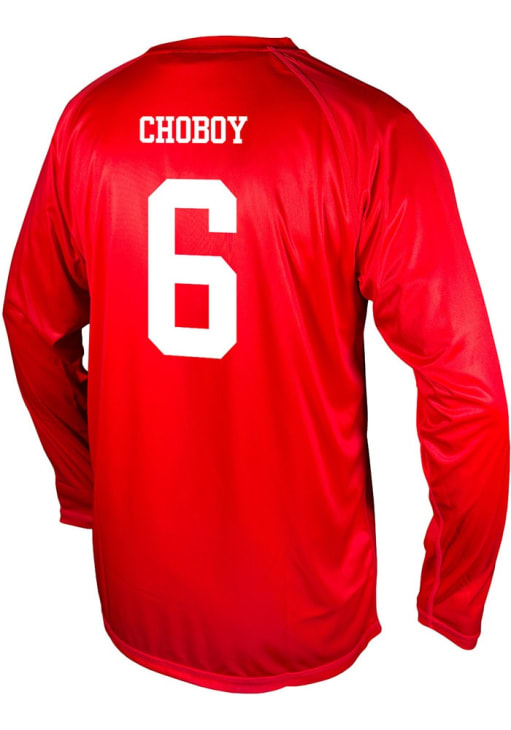 Laney Choboy Mens RED Nebraska Cornhuskers NIL Volleyball Jersey