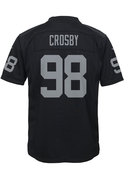 Las Vegas Raiders Maxx Crosby Youth Home Replica BLACK Nike