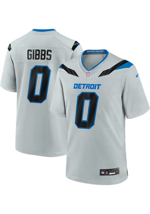 Jahmyr Gibbs Detroit Lions SILVERGREY Rivalry Jersey - 54282608