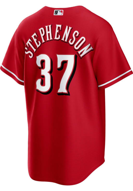 Tyler Stephenson Cincinnati Reds Mens Replica Red Alternate Jersey
