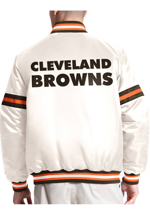 Starter Cleveland Browns Mens White Retro Courtside Medium Weight