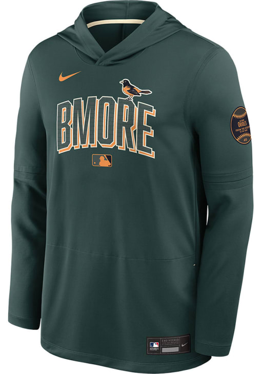Nike Baltimore Orioles Mens GREEN Authentic Collection City