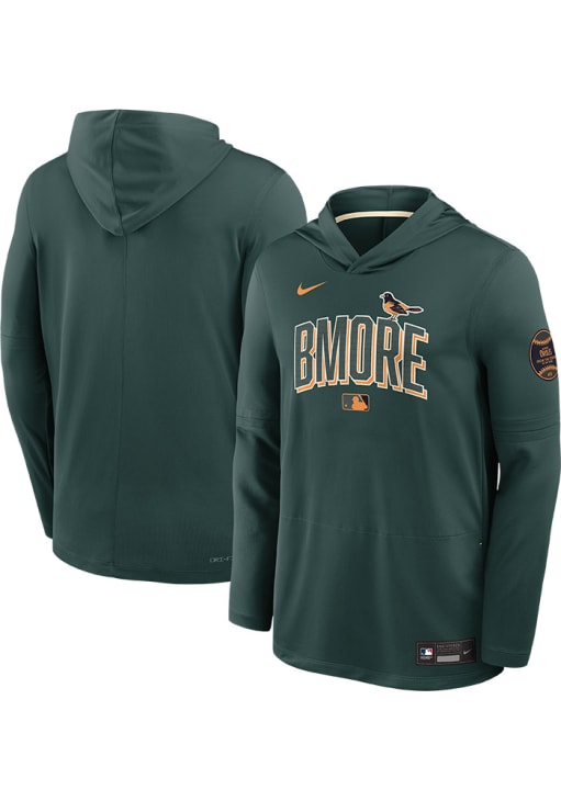 Nike Baltimore Orioles Mens GREEN Authentic Collection City