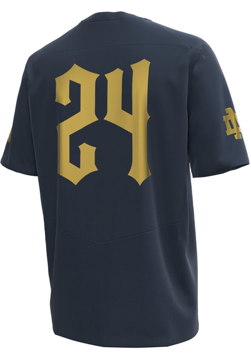 Under Armour Notre Dame Fighting Irish NAVY Shamrock Design Jersey