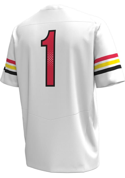 Under Armour Mens White Maryland Terrapins Football Replica Jersey
