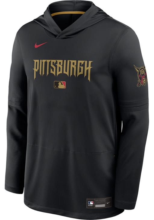 Nike Pittsburgh Pirates Mens BLACK Authentic Collection City