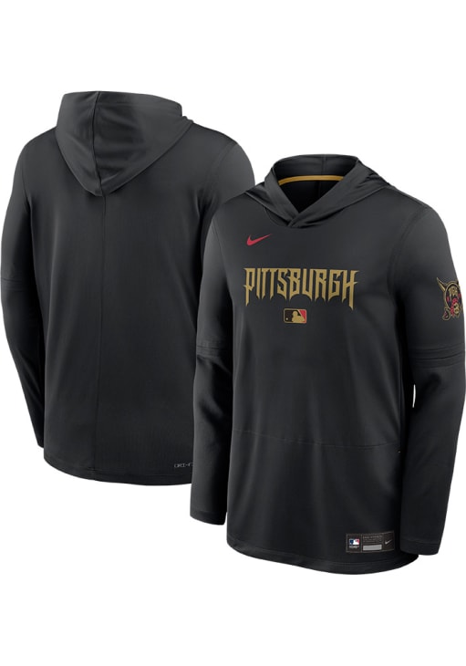 Nike Pittsburgh Pirates Mens BLACK Authentic Collection City