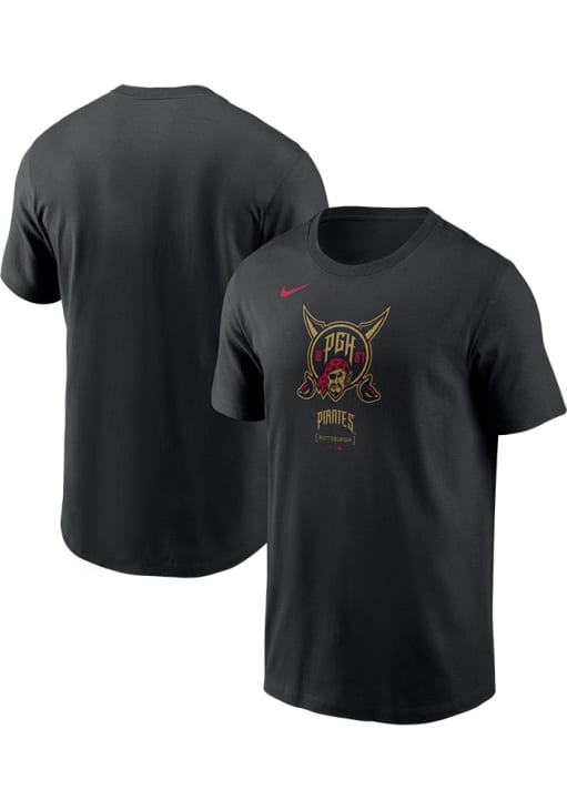 Nike Pittsburgh Pirates BLACK Fanwear City Connect 1.0 Large Logo