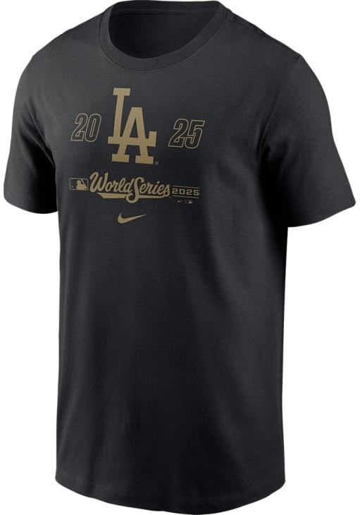 Nike Los Angeles Dodgers BLACK 2025 World Series Participant