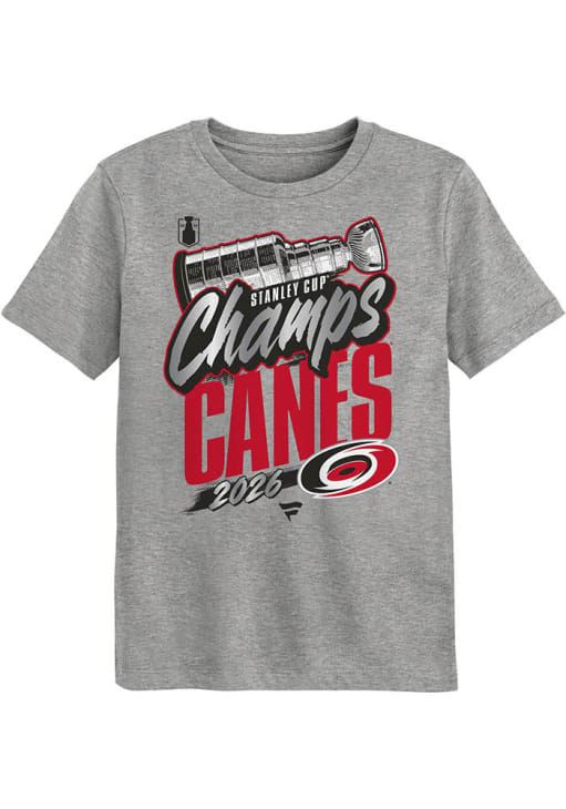 Carolina Hurricanes Boys GREY HEATHER 2026 Stanley Cup Champs