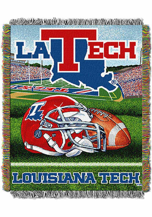 Louisiana Tech Bulldogs Tapestry Blanket - Thumbnail 2