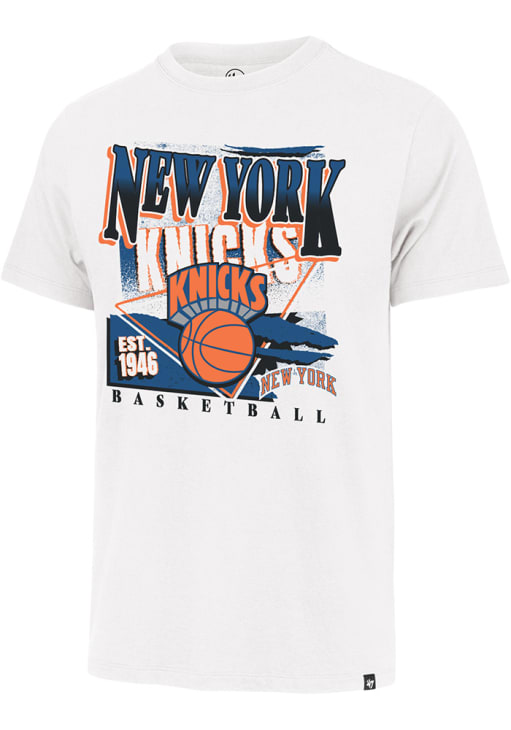 47 New York Knicks White Regional Short Sleeve Fashion T Shirt