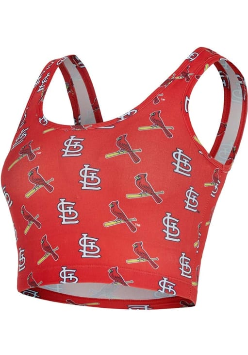 St Louis Cardinals Concepts Sport Womens Red Record Tank Top