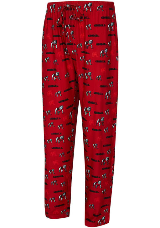Georgia Bulldogs Mens Concepts Sport Red Mosaic Sleep Pants - 56204784