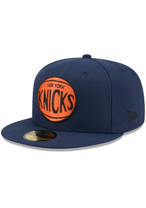 New York Knicks Mens Hardwood Classic 59FIFTY NAVY New Era Fitted
