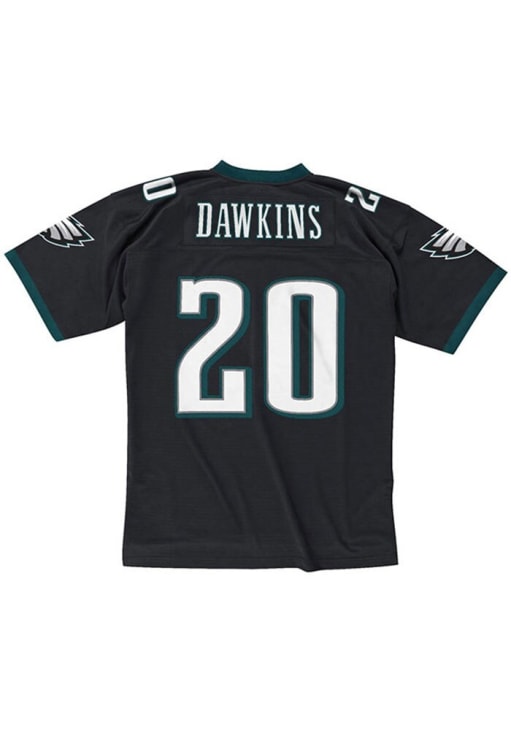Philadelphia Eagles Brian Dawkins Mitchell and Ness BLACK 2004