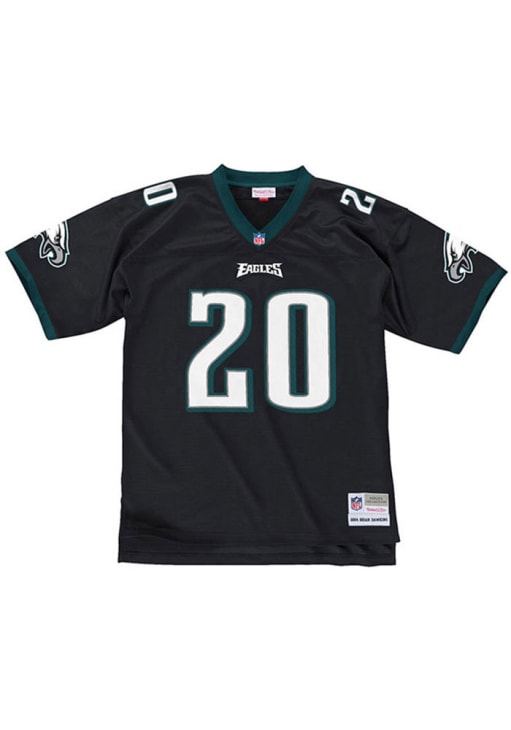 Philadelphia Eagles Brian Dawkins Mitchell and Ness BLACK 2004