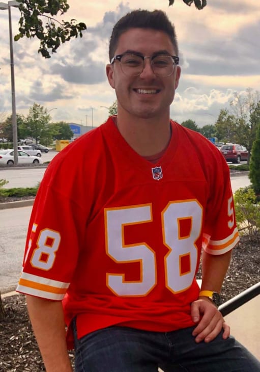 90s NFL チーフス ゲームシャツ 48サイズ デリックトーマス #58 90s Vintage Derrick Thomas #58 Kansas City Chiefs Logo 7 Jersey T