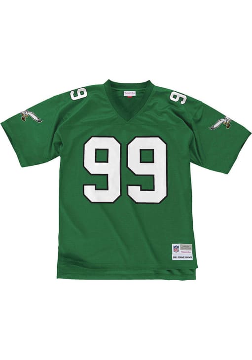 Philadelphia Eagles Jerome Brown Mitchell and Ness KELLYGREEN 1990