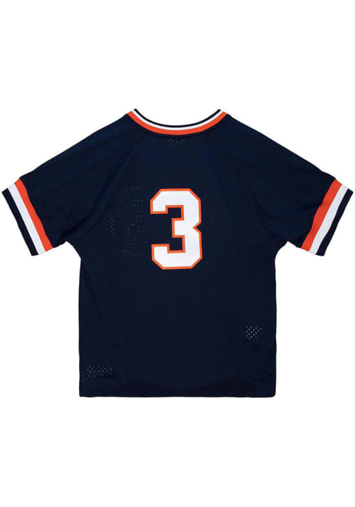 Detroit Tigers Alan Trammell Mitchell and Ness NAVY 1984 Authentic