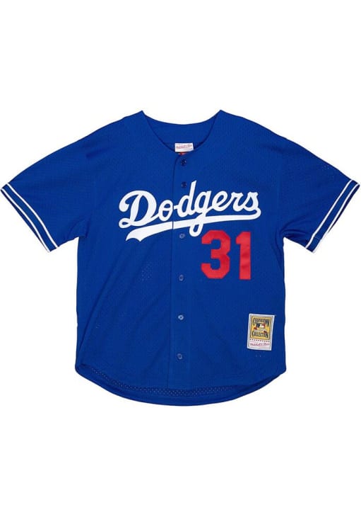 Los Angeles Dodgers Mike Piazza Mitchell and Ness ROYAL Batting