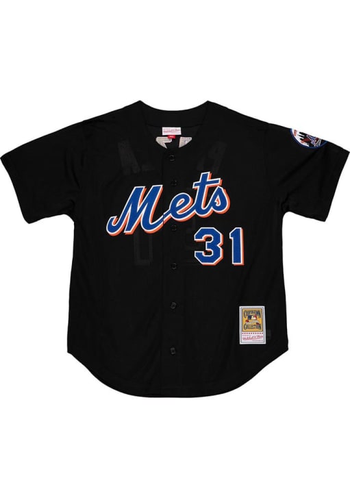 New York Mets Mike Piazza Mitchell and Ness BLACK Batting Practice