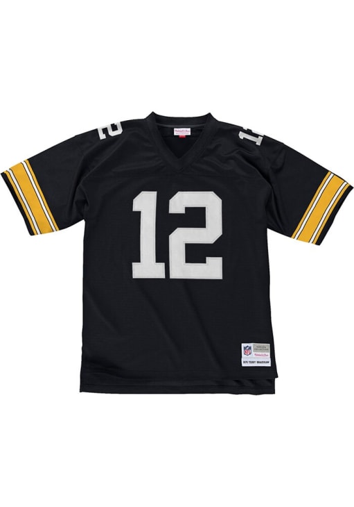 Pittsburgh Steelers Terry Bradshaw Mitchell and Ness BLACK 1976