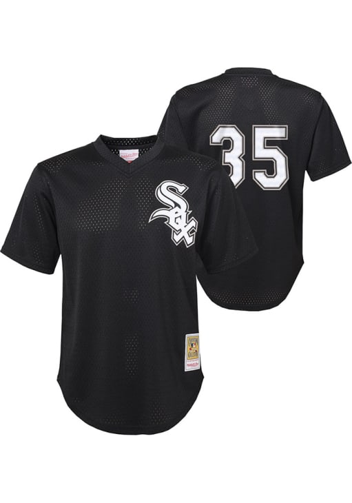 Chicago White Sox Frank Thomas Youth BLACK MLB Player Baseball