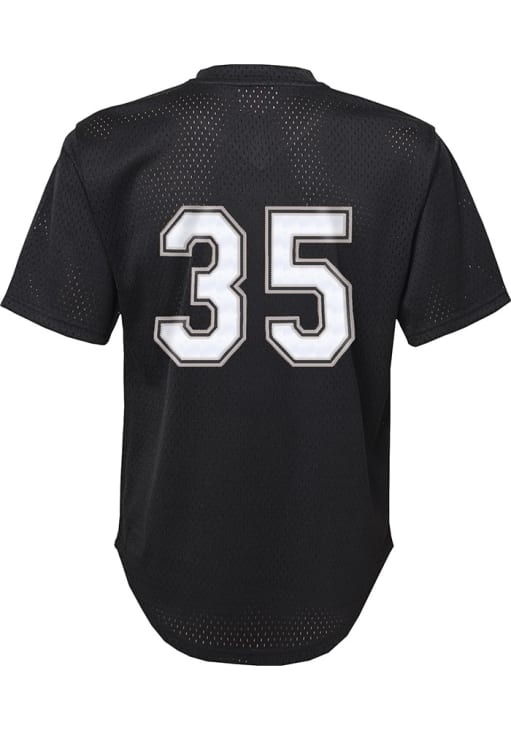 Chicago White Sox Frank Thomas Youth BLACK MLB Player Baseball