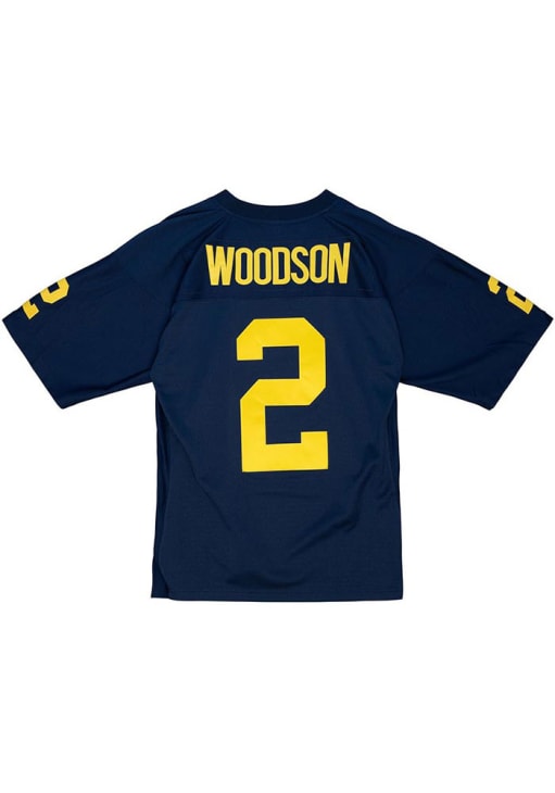 Charles Woodson Michigan Wolverines BLUE Player Jersey - 56502745