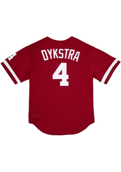 Philadelphia Phillies Lenny Dykstra Mitchell and Ness MAROON 1991