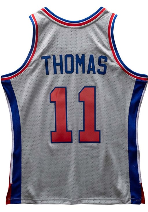 Isiah Thomas Detroit Pistons GREY 82-83 HWC Alternate Jersey - 5650308