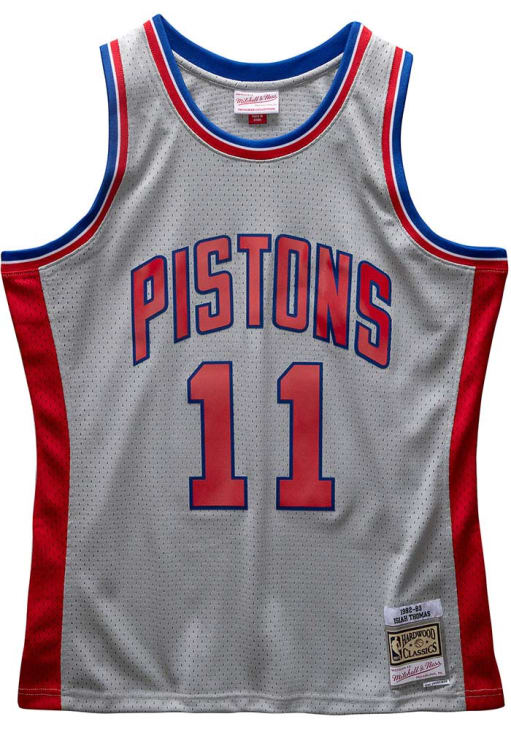 Isiah Thomas Detroit Pistons GREY 82-83 HWC Alternate Jersey - 5650308