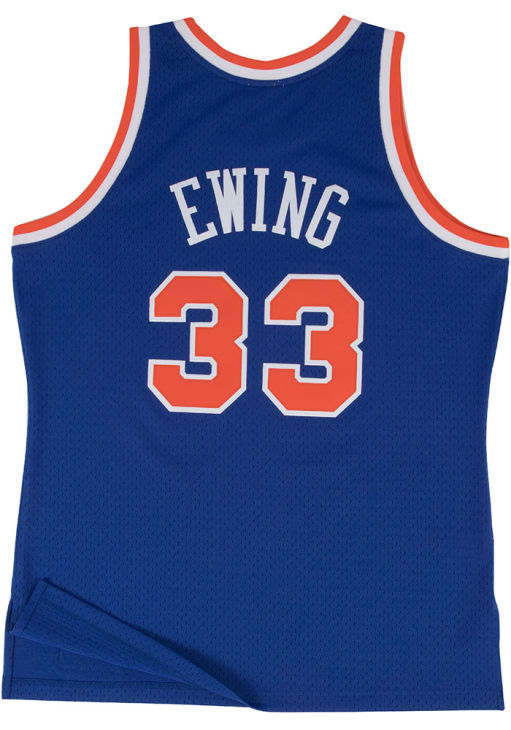 Patrick Ewing New York Knicks BLUE 91-92 Road Jersey - 5650310