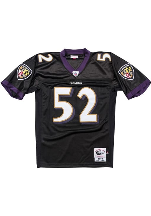 Baltimore Ravens Ray Lewis Mitchell and Ness BLACK 2004 LEGACY