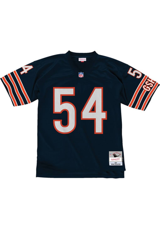Chicago Bears Brian Urlacher Mitchell and Ness NAVY Legacy