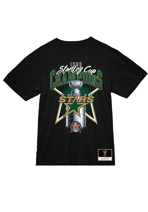Mitchell and Ness Dallas Stars BLACK Cup Chase Short Sleeve