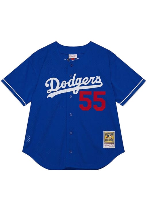 Los Angeles Dodgers Orel Hershiser Mitchell and Ness ROYAL Button