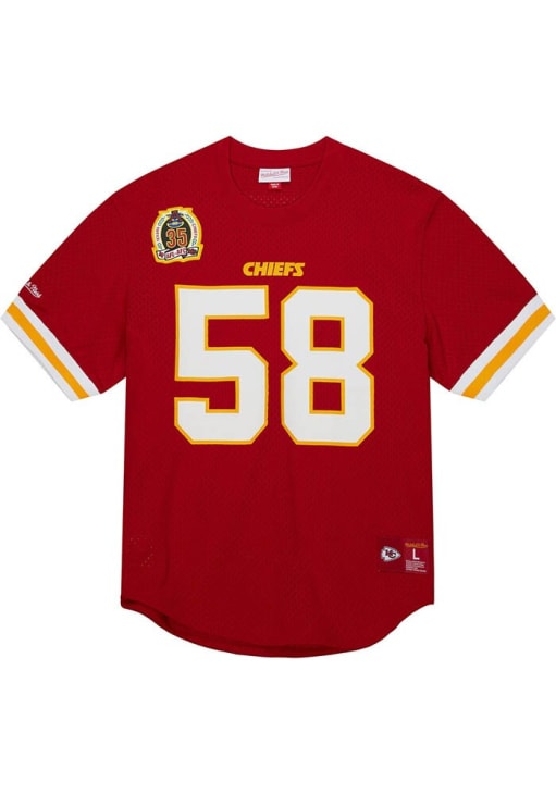Kansas City Chiefs Derrick Thomas Mitchell and Ness Red N and N