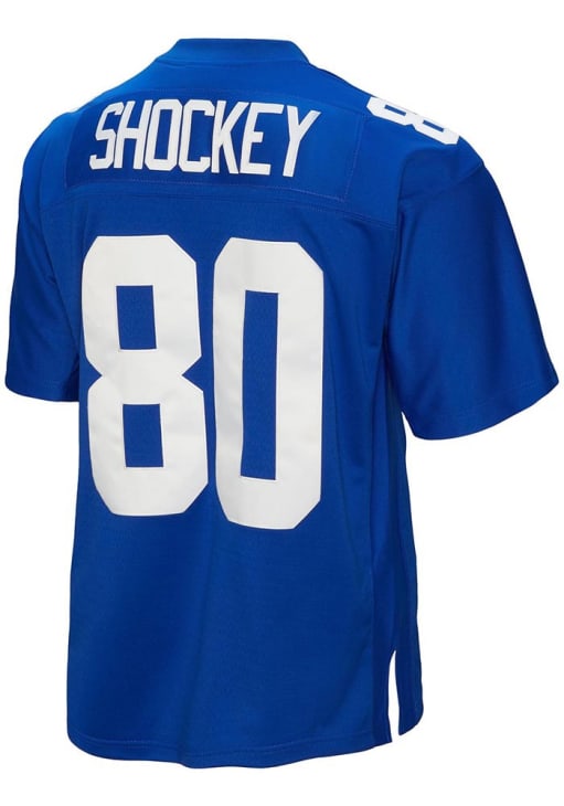 New York Giants Jeremy Shockey Mitchell and Ness WHITE Throwback