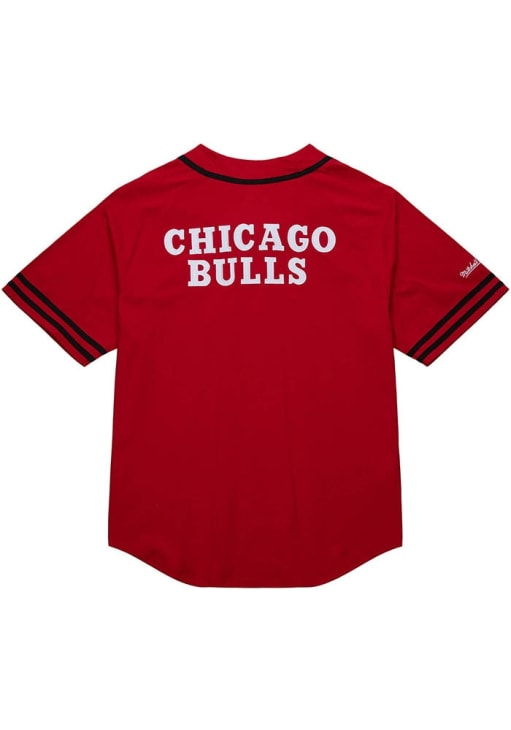 Mitchell and Ness Chicago Bulls Mens Red Vintage Logo - 56504196