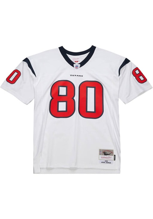 Houston Texans Andre Johnson Mitchell and Ness WHITE Throwback