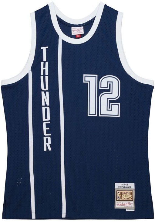 Steven Adams Oklahoma City Thunder NAVY Swingman Jersey - 56504572