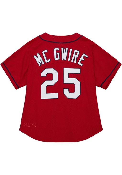 St Louis Cardinals Mark McGwire Mitchell and Ness Red Throwback