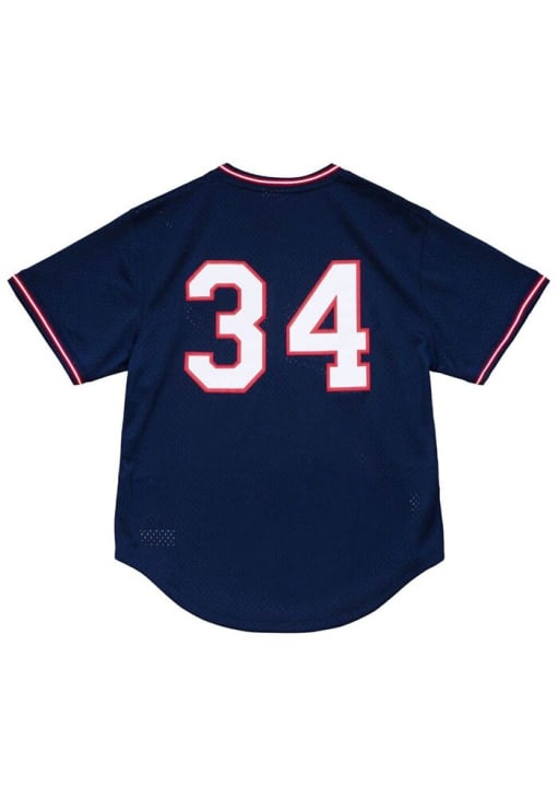 Minnesota Twins Kirby Puckett Mitchell and Ness NAVY Throwback