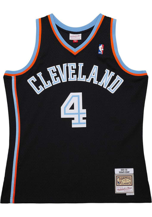 Shawn Kemp Cleveland Cavaliers BLACK Swingman Jersey - 56504646
