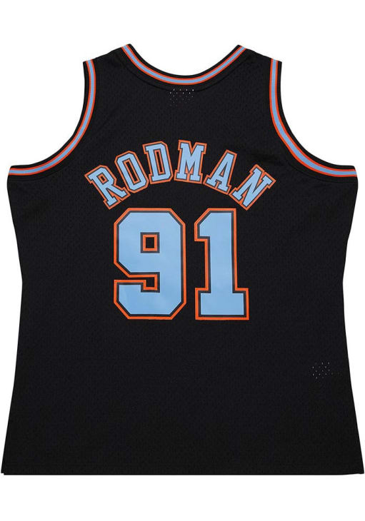 Dennis Rodman Chicago Bulls BLACK Swingman Jersey - 56504683