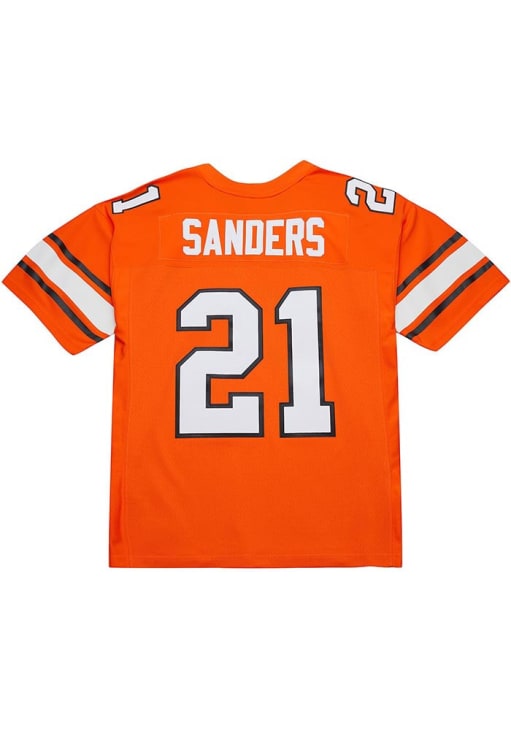Barry Sanders Mens ORANGE Oklahoma State Cowboys Name and Number