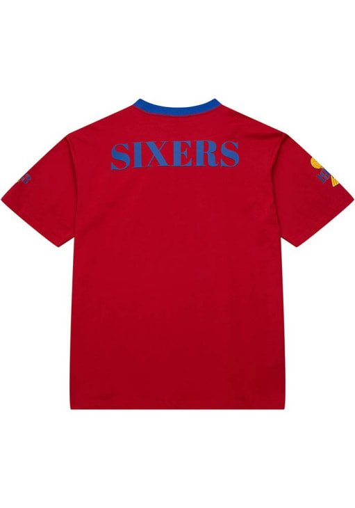 Mitchell and Ness Philadelphia 76ers Red Team OG Vintage Logo